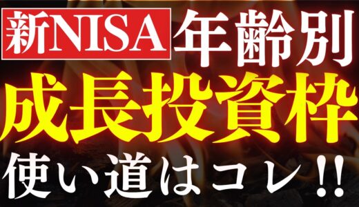 【新NISA】2025年・成長投資枠のおすすめ投資信託・5選！20代～50代タイプ別投資戦略