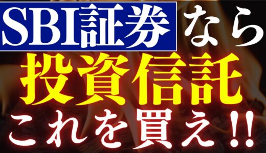 SBI証券ならコレを買え！新NISAおすすめ投資信託・10選！年代別の投資戦略・20代～50代対応