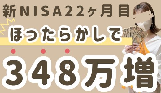 【新NISA22ヶ月目】主婦がオルカンに投資してほったらかした結果…！運用実績・成長投資枠での投資銘柄を全て公開！